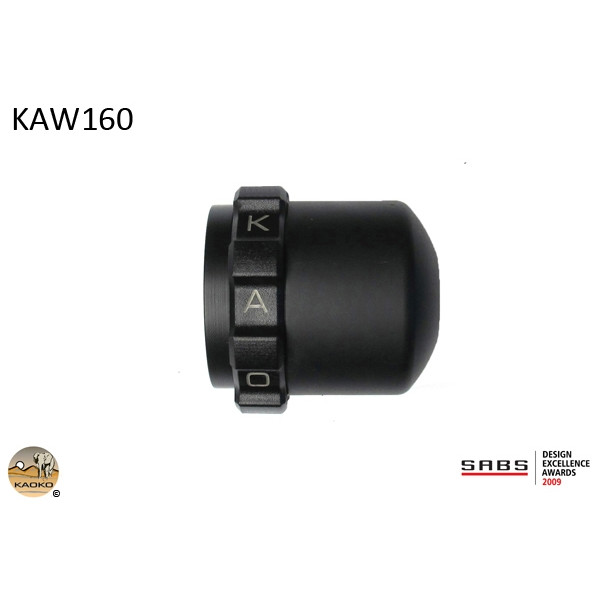 Kaoko Kaoko Throttle Stabilizer for Kawasaki Z1000SX (2010-) : models with parallel 37,8mm OD bar end weights.